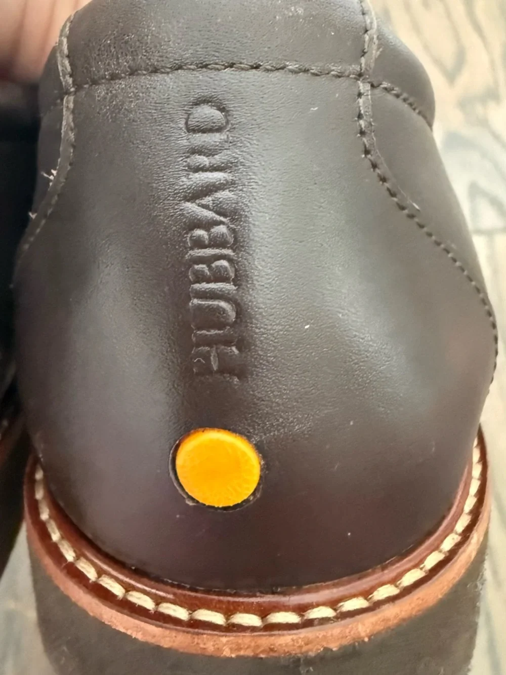 SAMUEL HUBBARD Frequent Traveler Dark Brown Leather Loafers Size 9.5